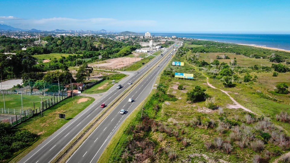 Rodovia do Sol, em Vila Velha.