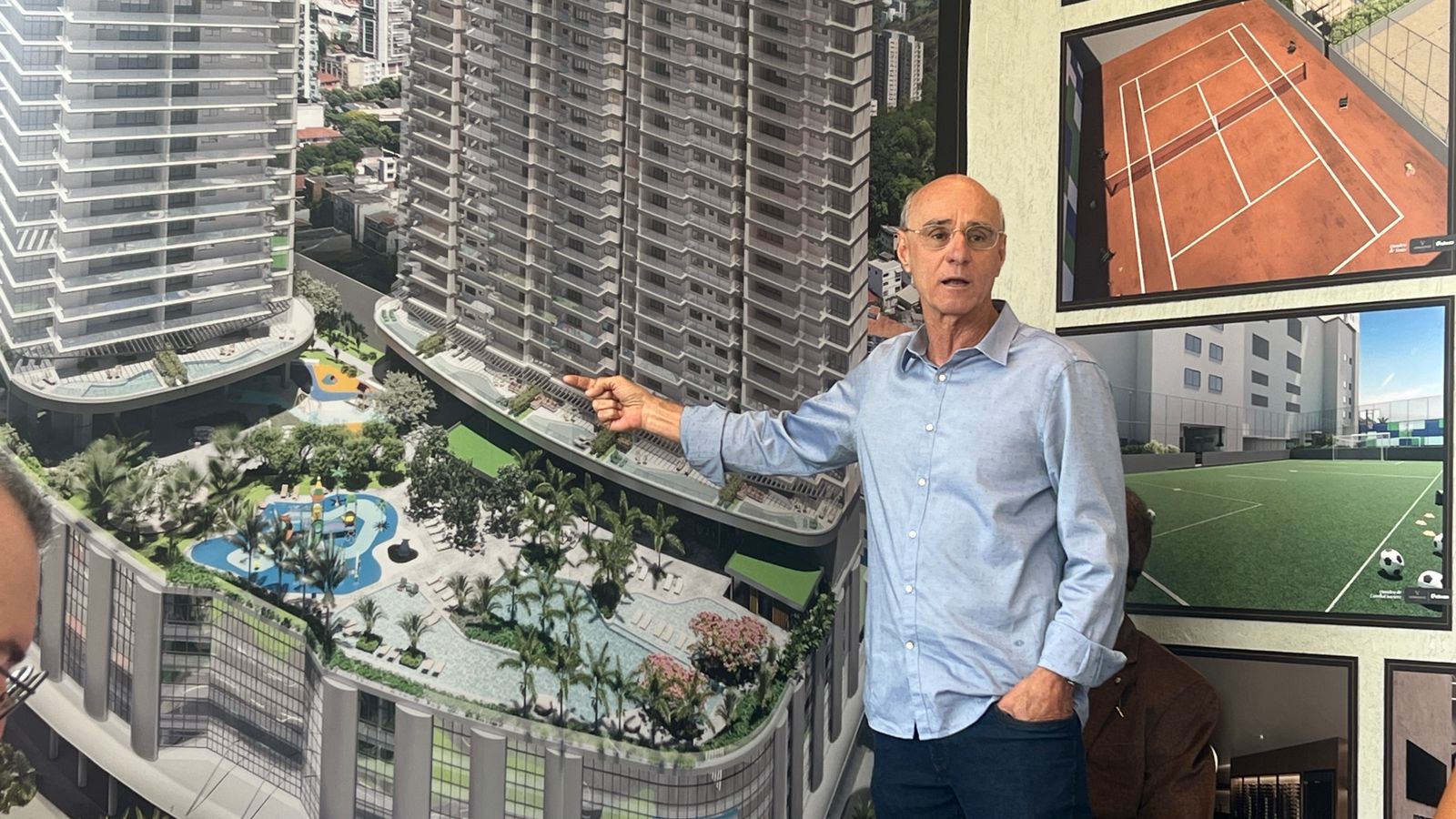 José Luís Galvêas apresenta o edifício mais alto de Vitória
