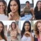 Montagem com todas as oito finalistas do concurso Miss Vila Velha 2024