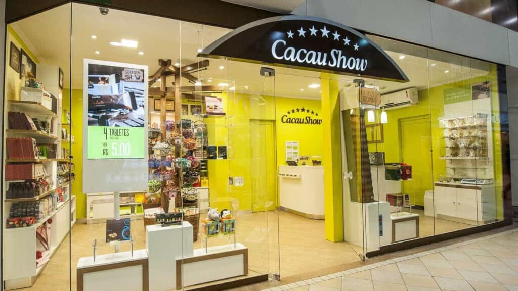 Cacau Show é uma das principais chocolaterias do país. Foto: Divulgação