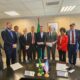 Renato Casagrande em reunião com deputados e senadores sobre a reconstrução do Sul do Espírito Santo após os impactos das chuvas fortes