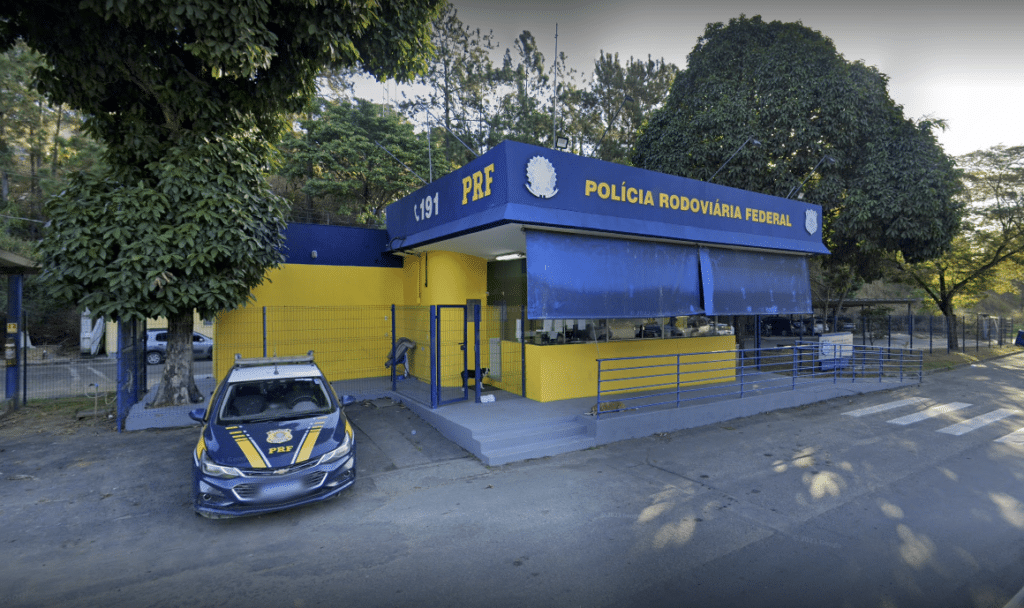 Antigo posto da Polícia Rodoviária Federal (PRF) em Belvedere, na Serra
