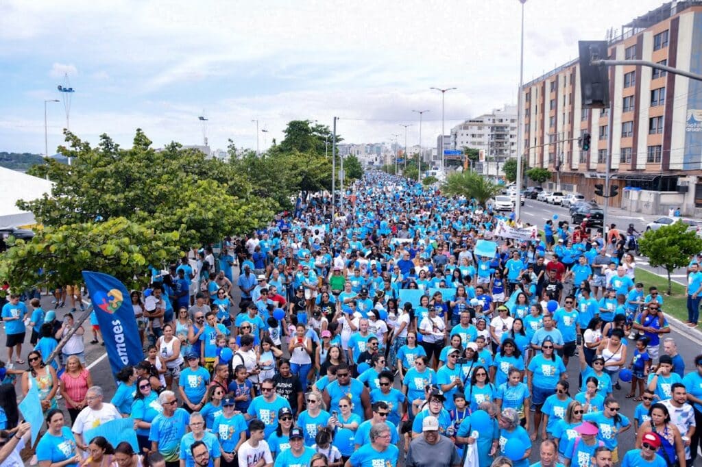 Caminhada União pelas pessoas com Autismo promovido pela Amaes. Foto: Divulgação