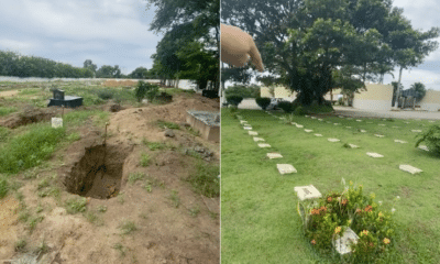 Cemitério Público de Ponta da Fruta foi eleito o pior que o influenciador já viu. Foto: Reprodução