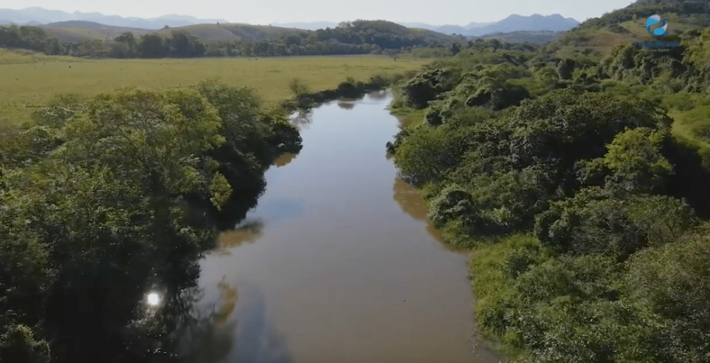 Rio Santa Maria é monitorado por um app da Arcelor. Foto: Reprodução/TV Capixaba