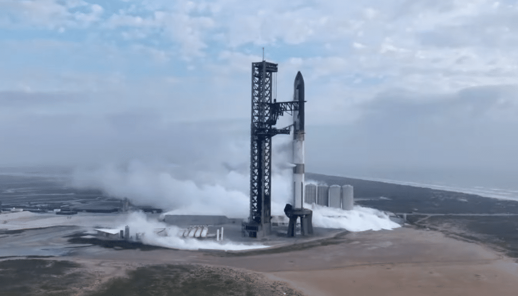 O Starship é considerado o maior e mais potente foguete do mundo. Foto: Reprodução