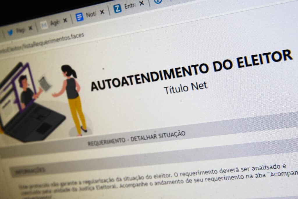 Autoatendimento Título Net. Foto: Marcello Casal Jr/Agência Brasil