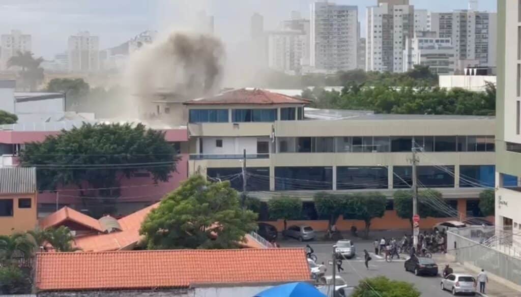 fogo em restaurante 