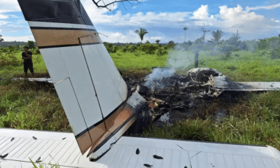 Na aeronave estavam o piloto e um passageiro. Foto: Divulgação