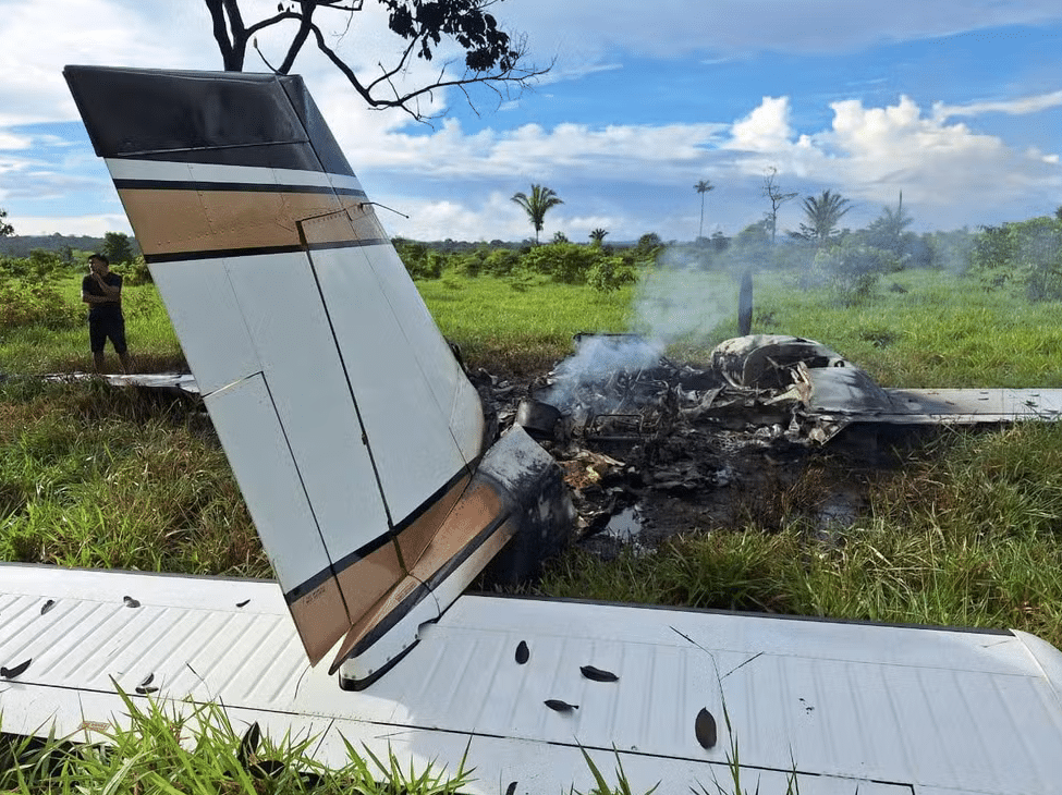 Na aeronave estavam o piloto e um passageiro. Foto: Divulgação