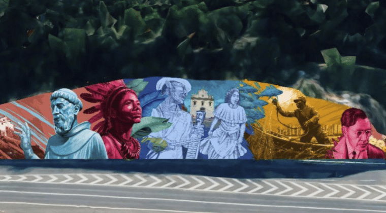 Alça da Terceira Ponte, em Vila Velha, vai receber intervenção artística. É um mural artístico a céu aberto