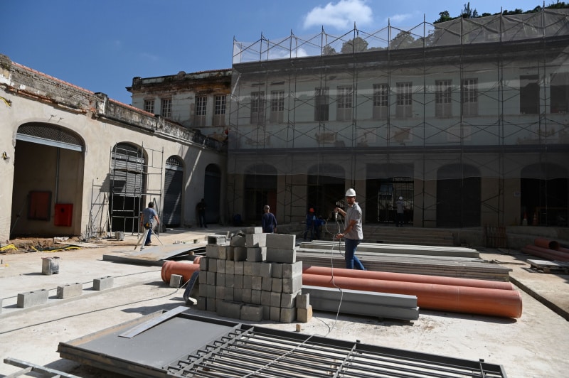 Visita Obras Mercado da Capixaba, no Centro de Vitória