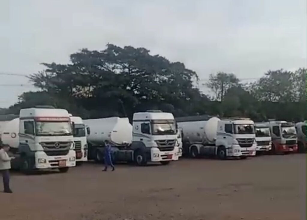 greve caminhão-tanque