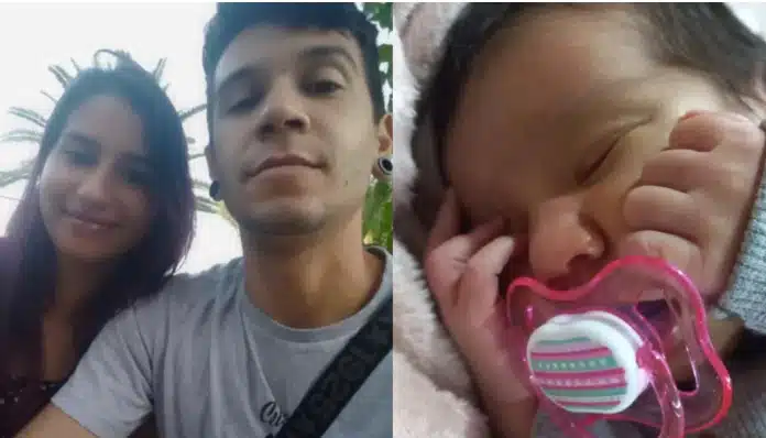 Joicy, Patrick, Lara e a outra filha do casal conseguiram o resgate e foram para Porto Alegre. Foto: Reprodução