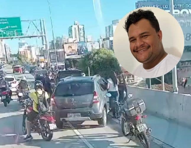 Glênio Alves foi arremessado da motociclista após acidente na Terceira Ponte