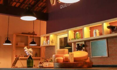 Loja da fábrica Vila Veneto Queijaria, em João Neiva