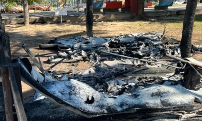 Incêndio destrói todos os caiaques de empresa em Vitória