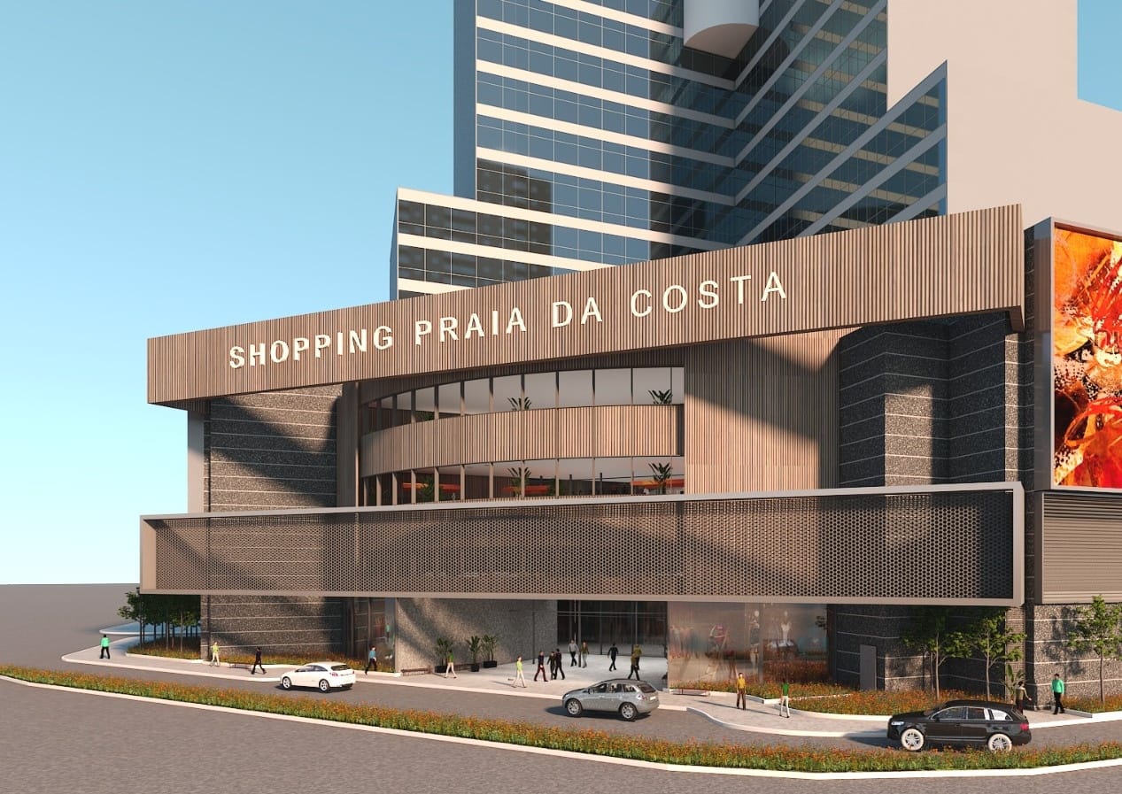 Projeto nova fachada Shopping Praia da Costa