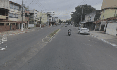 Acidente com ciclista aconteceu na avenida Sérgio Cardoso, no bairro Vila Nova, em Vila Velha