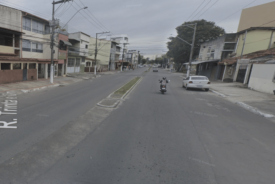 Acidente com ciclista aconteceu na avenida Sérgio Cardoso, no bairro Vila Nova, em Vila Velha