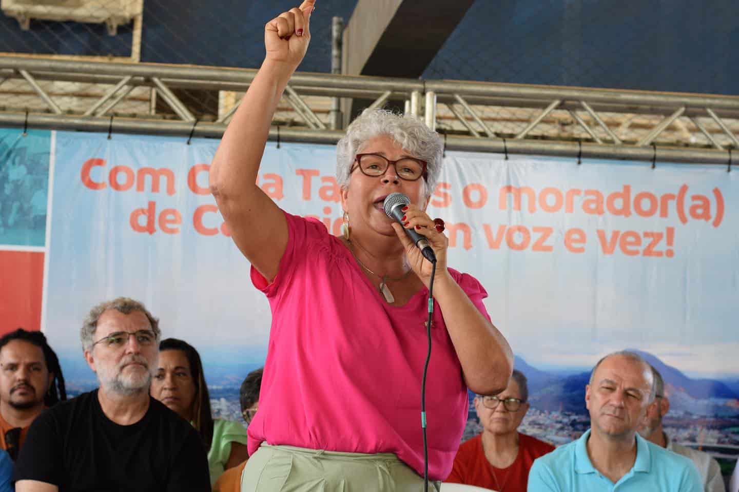 Célia Tavares é a pré-candidata do PT a prefeita de Cariacica