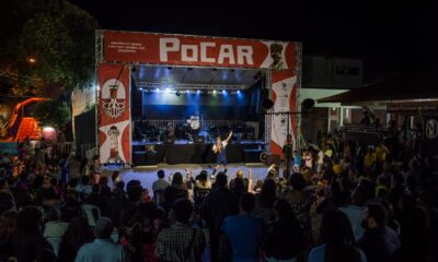 Palco do Festival Pocah preparado para receber atrações culturais gratuitas. Foto: Íiris Zanetti
