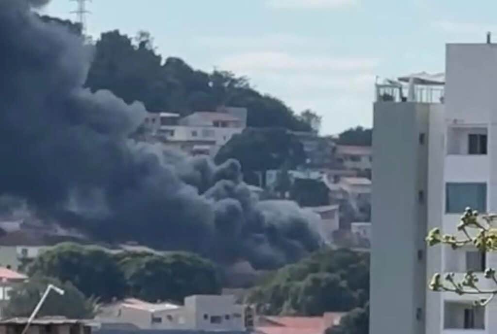 incêndio em prédio 