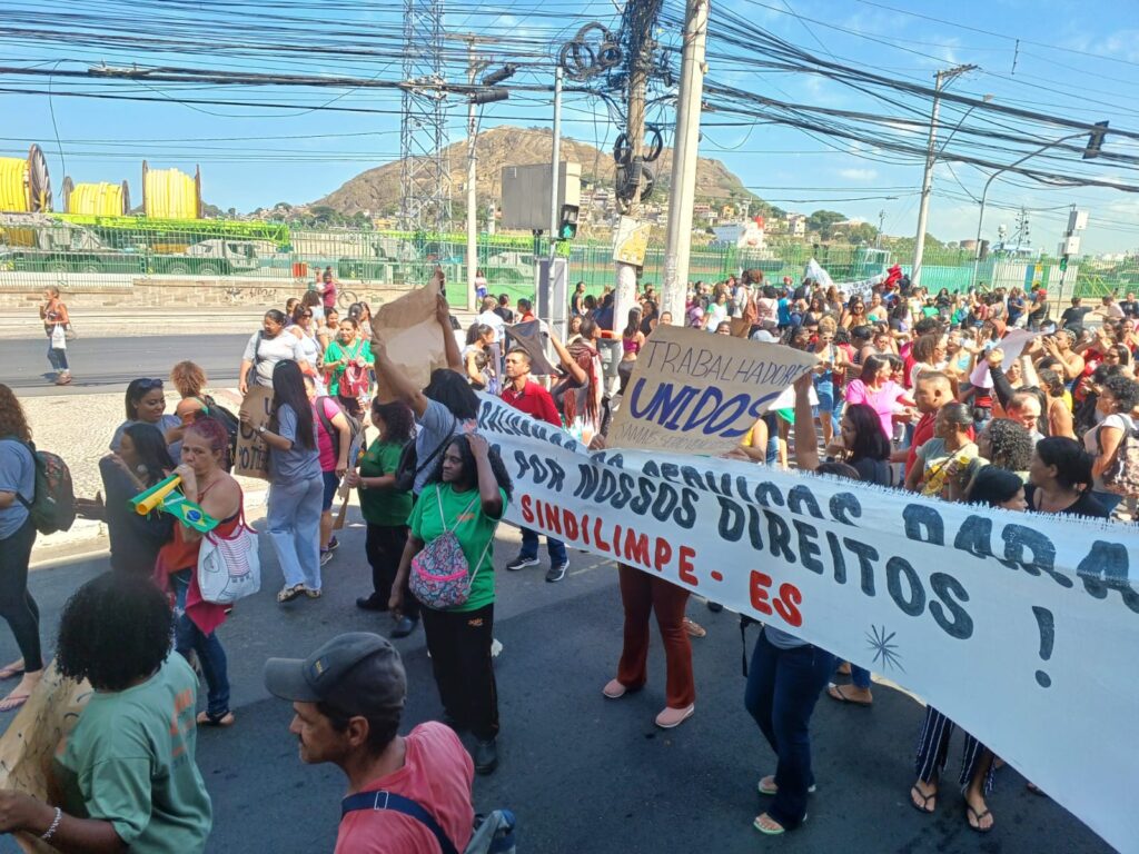 Protesto merendeiras