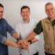 Josias da Vitória (PP), Arnaldinho Borgo (Podemos) e Evair de Melo (PP)