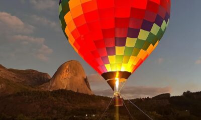 Balão em Pedra Azul. Foto: Reprodução/Instagram