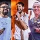 Montagem dos artistas Dilsinho e Gustavo Mioto e Durval Lelys que farão show de graça no aniversário de Colatina