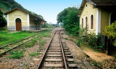 Ferrovia Leopoldina, em Viana