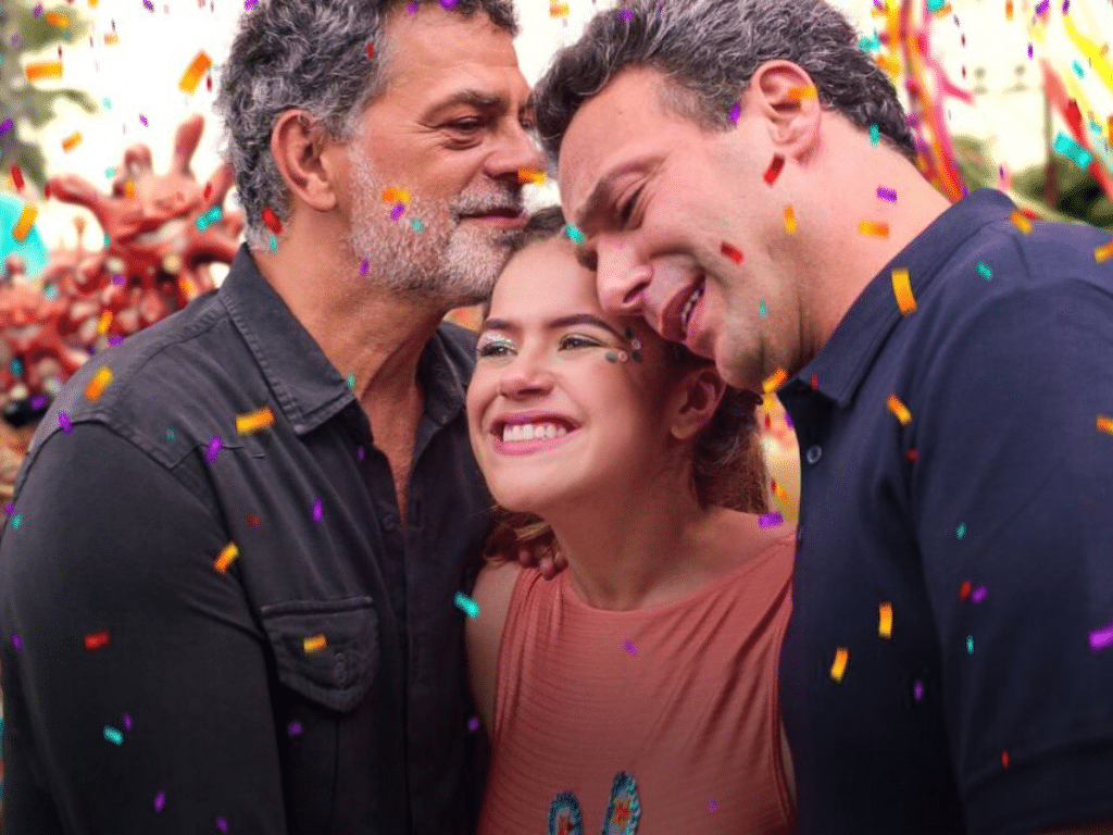 Filme "Pai em dobro" é um filme de comédia dramática brasileiro estrelado por Maísa. Foto: Reprodução/ Netflix