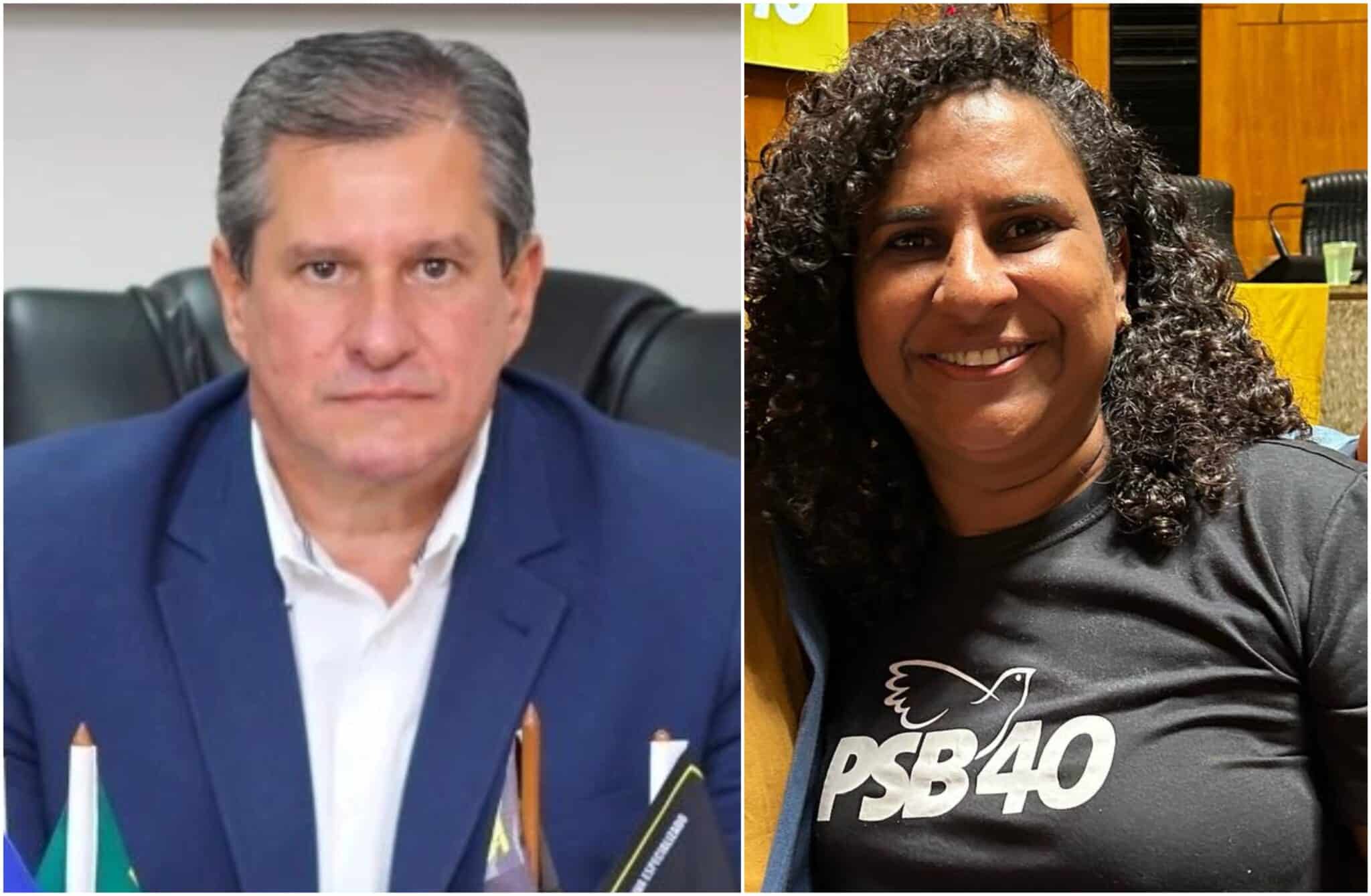 Coronel Ramalho e Jacqueline Moraes