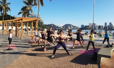 Yoga na Praça busca ser acessível para todos. Foto: Reprodução/Instagram