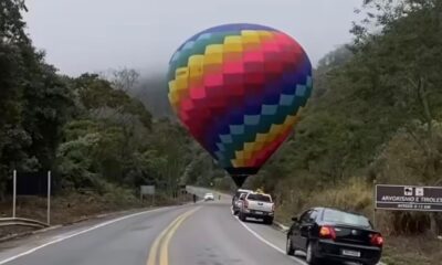 Falta de visibilidade provoca 2 pousos de segurança de balões.