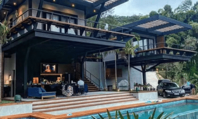 Luxo e contato com a natureza: veja a casa do cantor Silva no ES