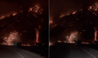 Vídeo mostra incêndio de grandes proporções em Colatina (bombeiros)