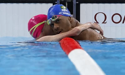 Gabriel Araújo conquista o primeiro ouro do Brasil na Paralimpíada de Paris com vitória nos 100m costas. Foto: Agência Brasil