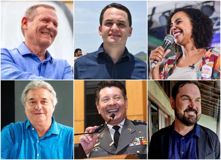 Os seis candidatos a prefeito de Vitória