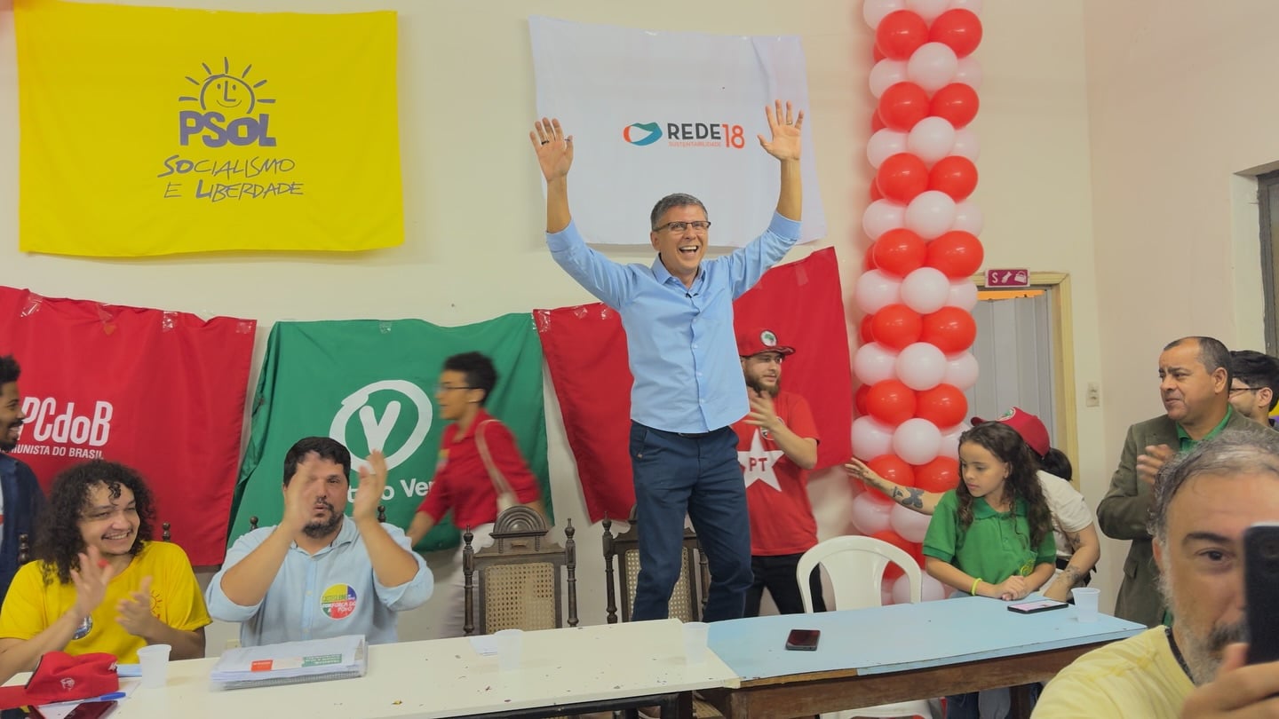 Carlos Casteglione na convenção da Fe Brasil em Cachoeiro de Itapemirim