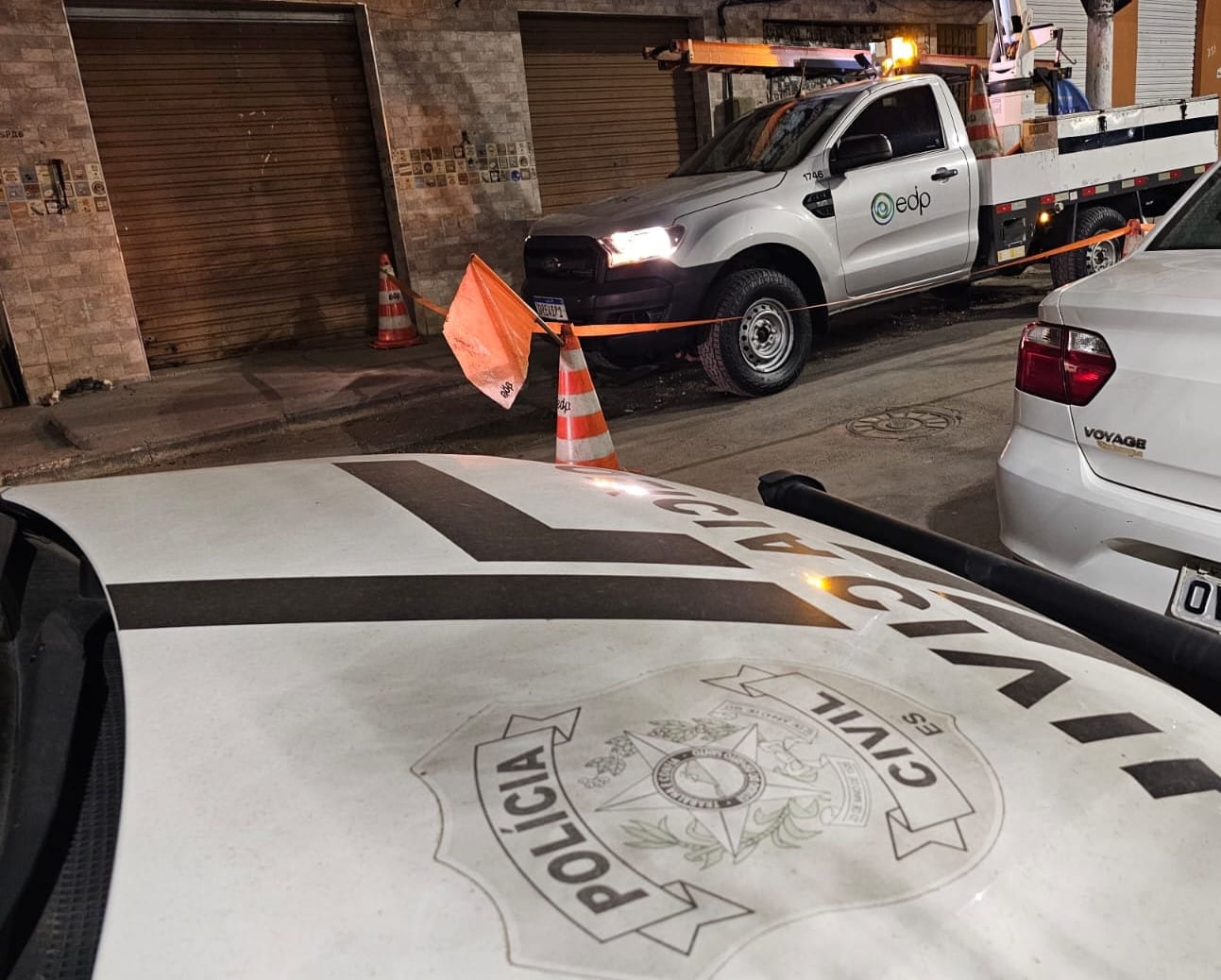 Polícia Civil e EDP atuam contra furto de energia em bar de Vila Velha. Foto: Divulgação