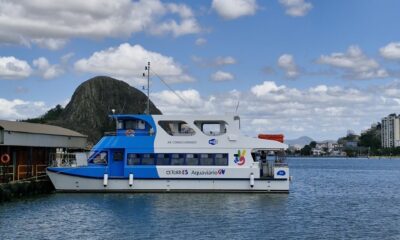 A chegada do quarto barco do Sistema Aquaviário, o 'Morro do Moreno', marca mais um avanço na mobilidade urbana da Grande Vitória. Foto: Governo do ES