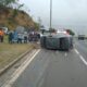 2 pessoas morrem após carro bater em ponto de ônibus