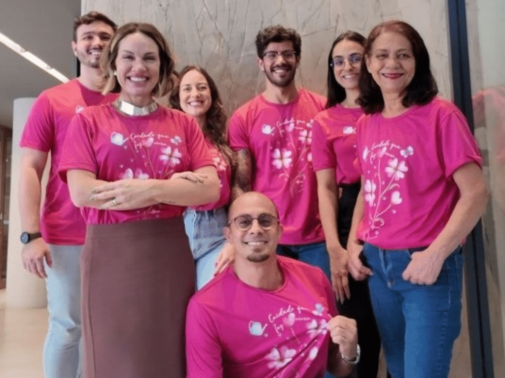 A Innovare Arbor apoia o Outubro Rosa, vestindo a camisa da prevenção e ressaltando a importância do cuidado com a saúde da mulher. Foto: Divulgação