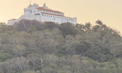 Mata do Convento da Penha está extremamente seca por conta da falta de chuvas. Foto: Andressa Missio