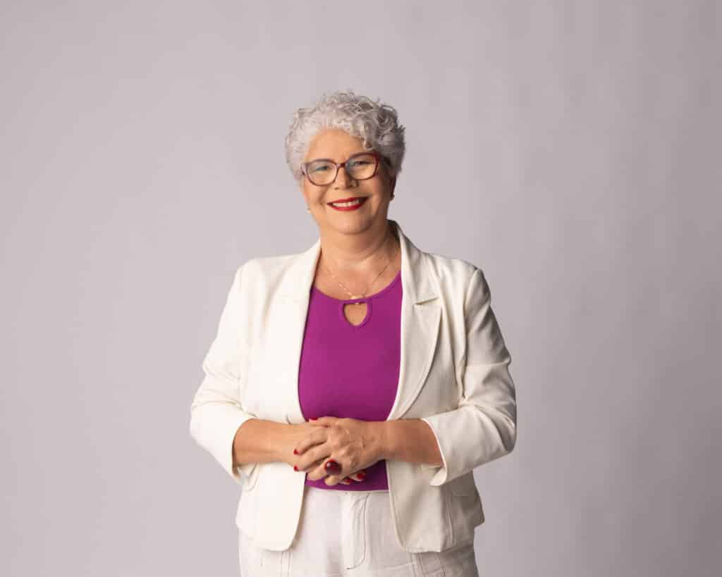 Célia Tavares será a segunda entrevistada. Foto: Divulgação