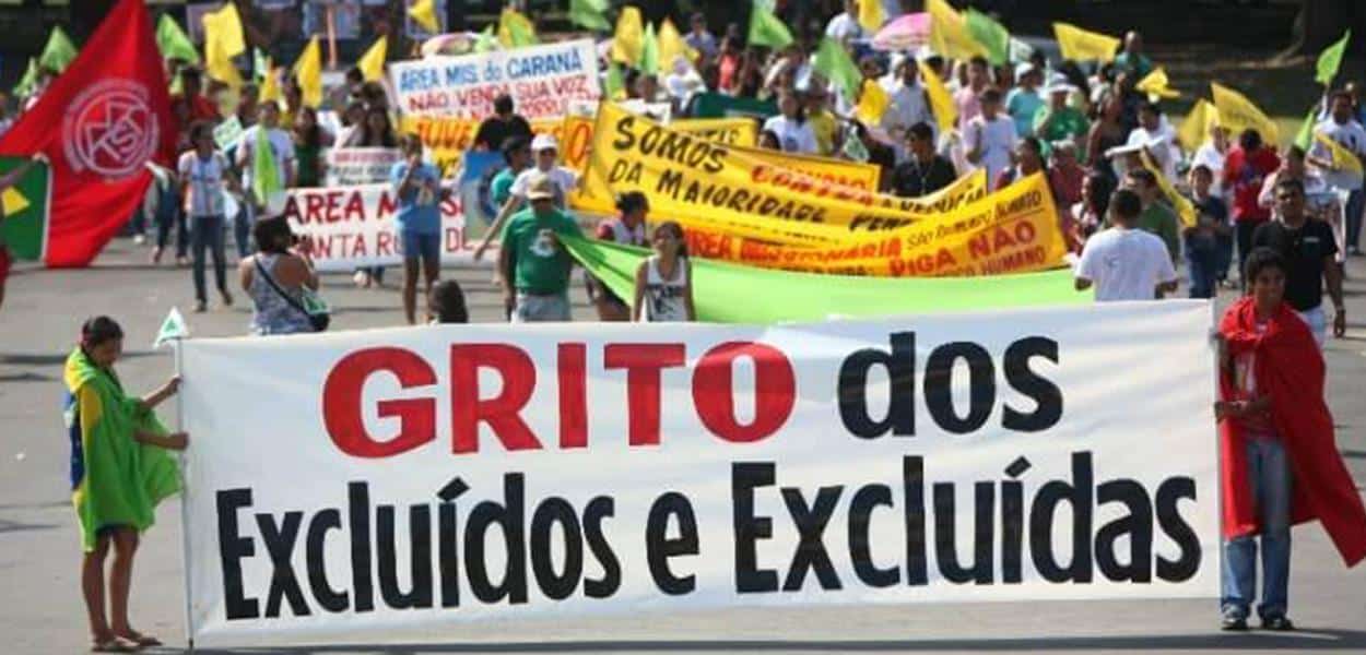 Protestos do Grito dos Excluídos em Vitória destacam a luta contra a desigualdade. Foto: Divulgação