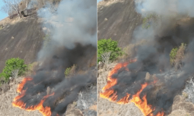 Prefeito diz que incêndio foi iniciado para destruir tirolesa