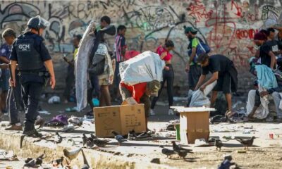 Pessoas em situação de rua na Cracolândia em São Paulo